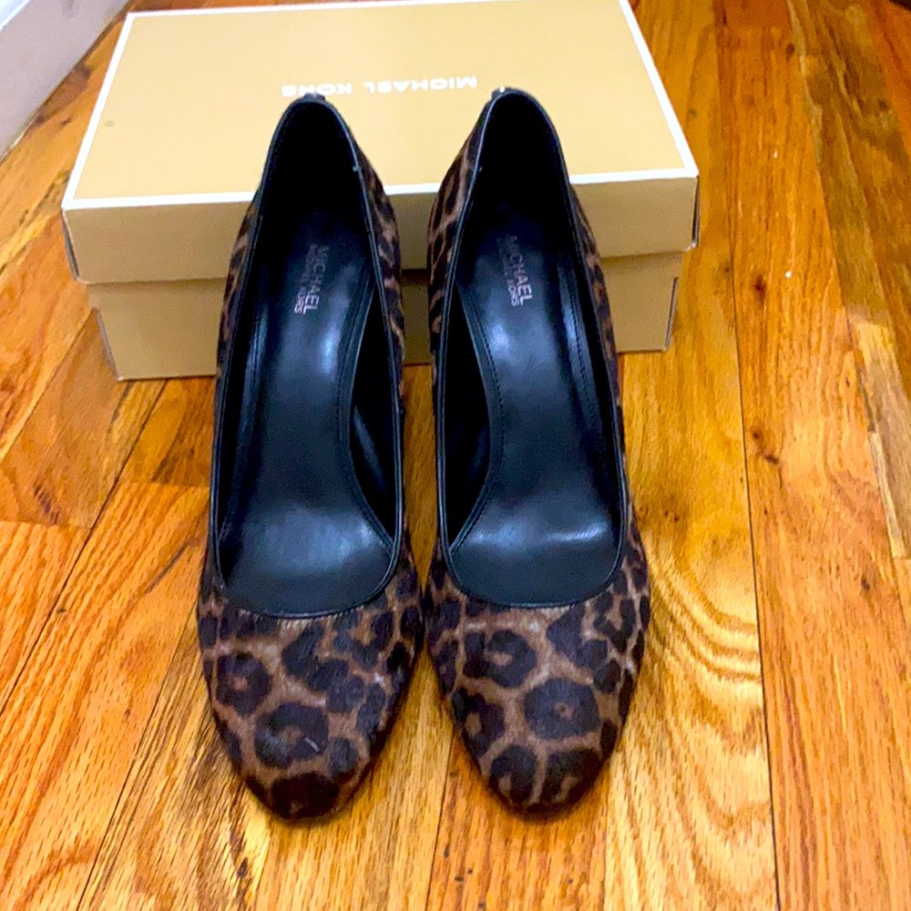 MICHAEL, Michael Kors Black/Brown Calf Hair
